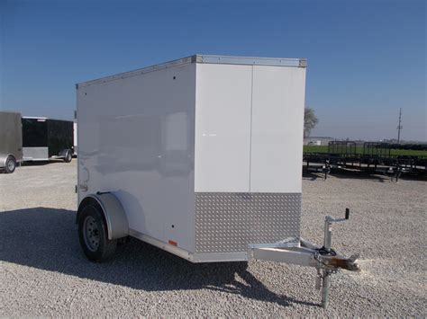 Cargo Trailer - 2020 Pace American 5X8' Aluminum Enclosed Cargo Trailer | TrailersUSA