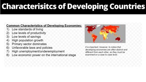 Common Characteristics of Developing Economies - YouTube