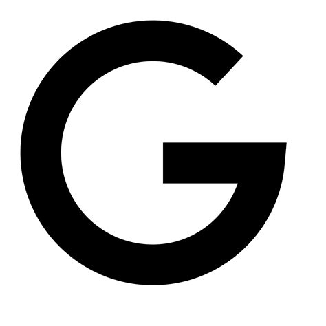 Black Google Logo Png - PNG Image Collection
