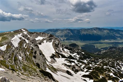 Snow on Mountain in Birds Eye View · Free Stock Photo