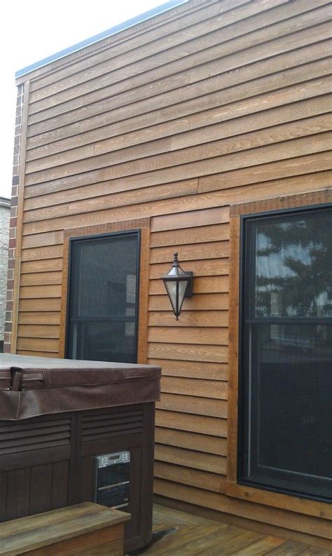 Rough Sawn Cedar Siding Treated With Australian Timber Oil | Cedar siding, Siding, Cedar