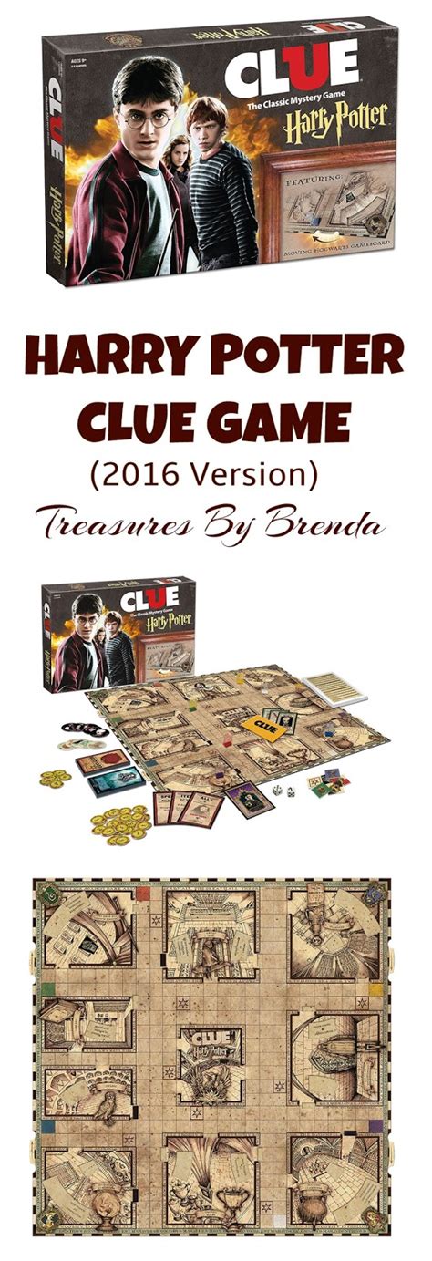 Movie Treasures By Brenda: Clue Harry Potter Board Game USAopoly (2016)