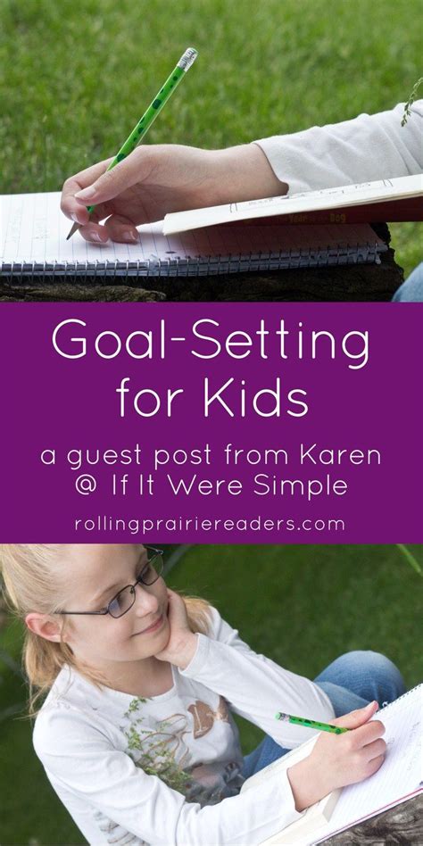 Goal Setting for Kids - Rolling Prairie Readers | Kids goals, Goal setting activities ...