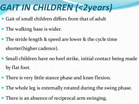 CHILDHOOD WALKING ABNORMALITIES