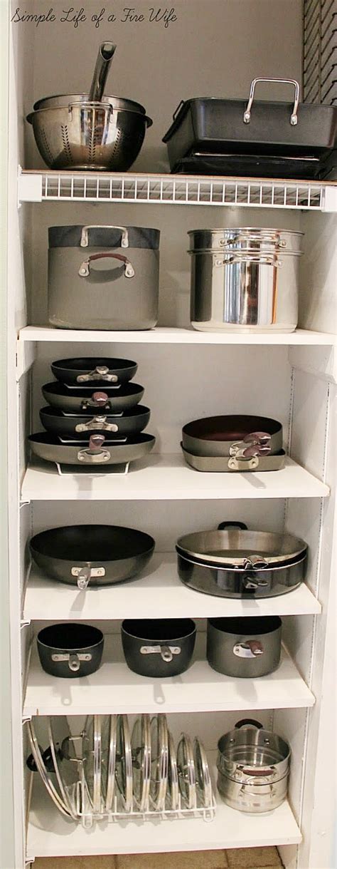 10 Awesome Tips for Organizing Pots and Pans- A Cultivated Nest