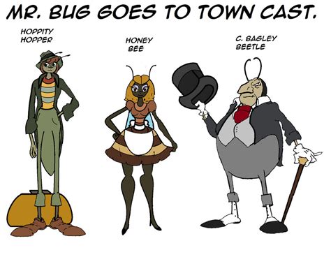 Mr. Bug goes to Town cast 1 by GearGades on DeviantArt