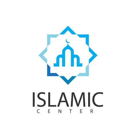 Islamic Center Logo Design Template 11634759 Vector Art at Vecteezy