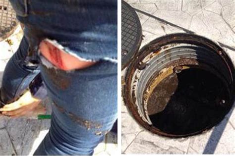 Woman lands in waist deep human faeces after falling through open manhole | Daily Star