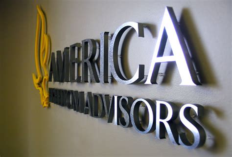 Metal Corporate Logo Sign - Office Lobby Reception Wall | ArtSigns®