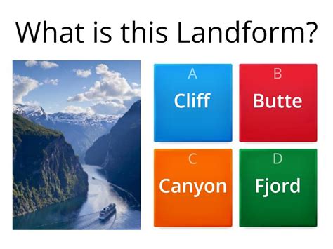 landform - Quiz