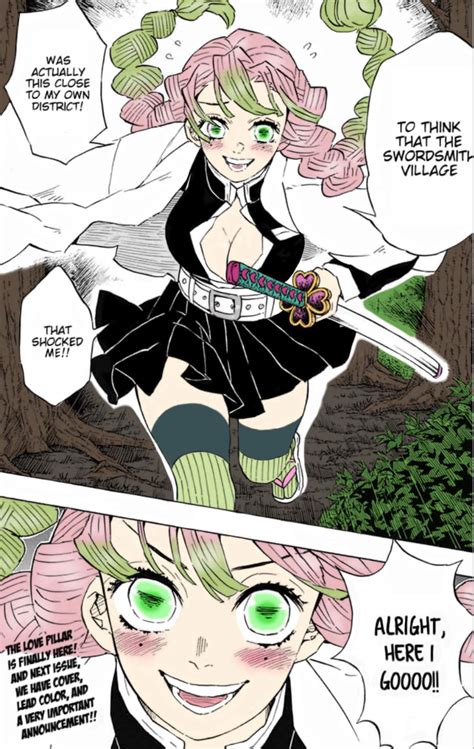 🍡Mitsuri manga coloring 🍡 | Demon Slayer: Kimetsu No Yaiba Amino