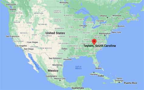 Where is Taylors, SC, USA? | Location Map of Taylors, South Carolina