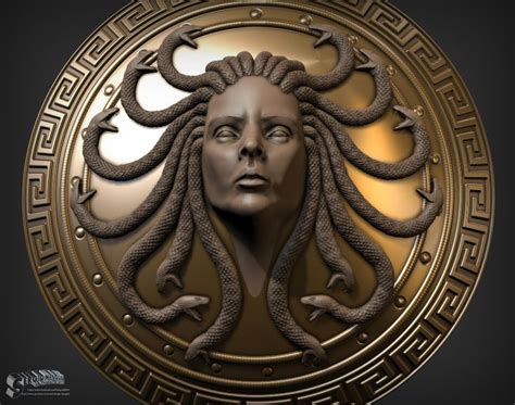 Medusa Shield for Athena Doll, Sergio Gabriel Mengual in 2022 | Medusa ...