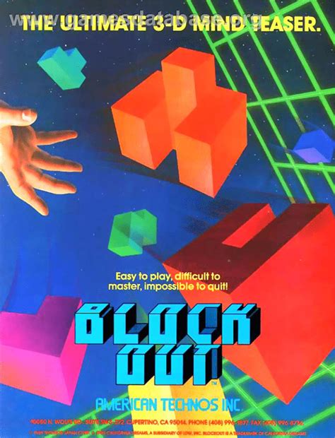 Block Out - Arcade - Artwork - Advert