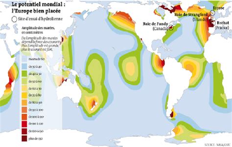 The world’s tidal streams potential map [Courtesy of NASA/GSPC ...