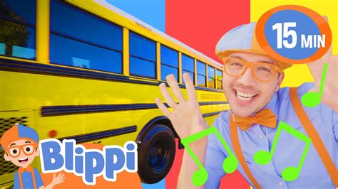 Blippi Rides the Wheels on the Bus! | Best Cars & Truck Videos for Kids ...