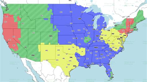 NFL Week 3 coverage map: TV schedule for CBS, Fox regional broadcasts ...