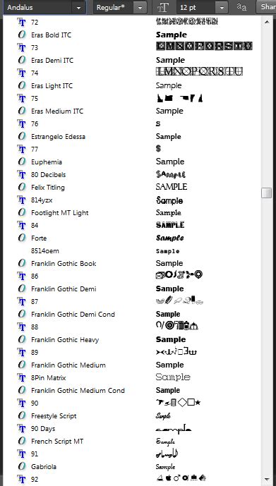 How to Add Downloaded Fonts to Photoshop CS6 for Beginners Step by Step ~ photoshop tutorials