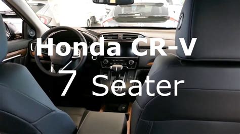 Honda CR-V 7 Seater Interior - YouTube