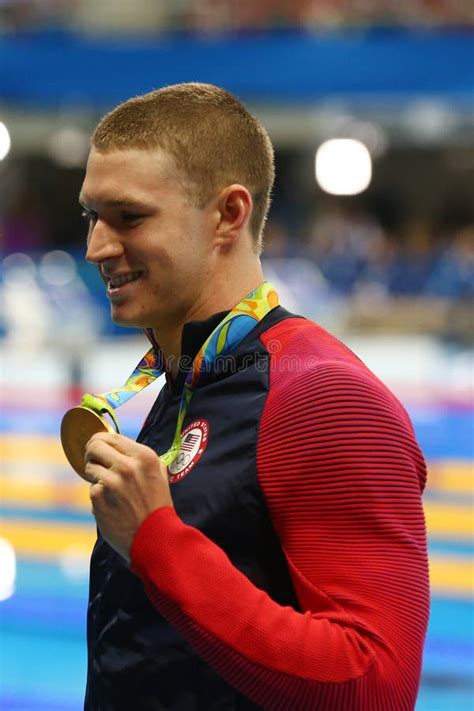 Olympic Champion Ryan Murphy of United States during Medal Ceremony ...