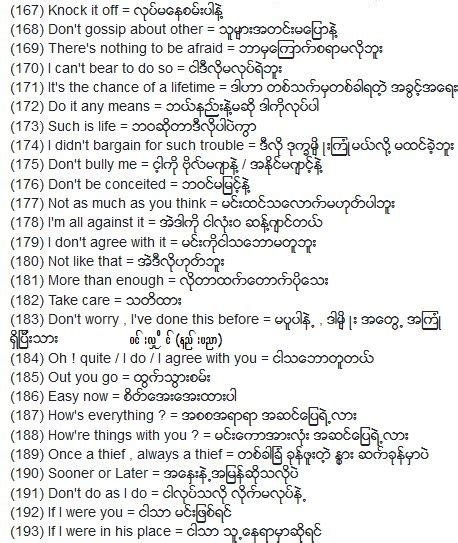 English Conversation For Myanmar People - 7 - English For Myanmar