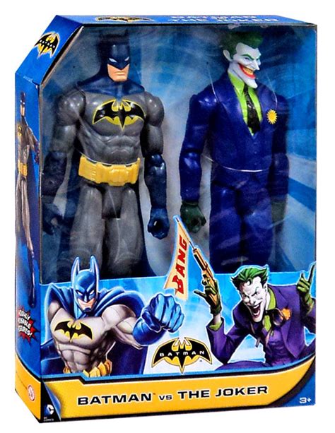 Batman Batman vs The Joker 12 Action Figure 2-Pack Mattel Toys - ToyWiz