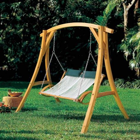 The Pawleys Island Hammock Swing - handwoven from soft spun three-ply ...