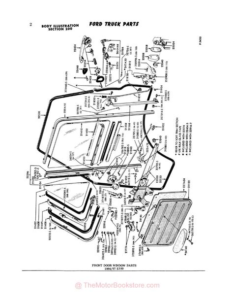 1964 - 1972 Ford Truck Parts Text & Illustrations Catalog Set