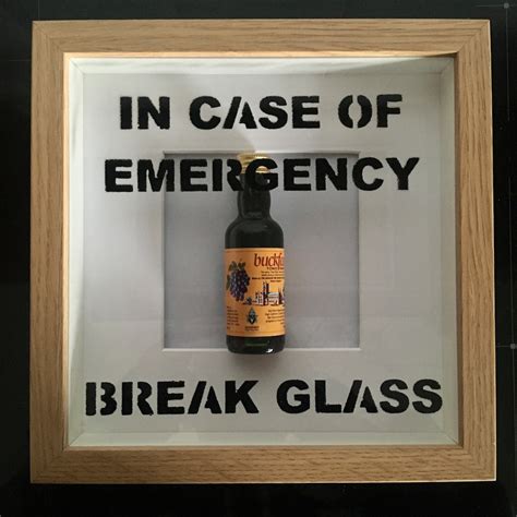 Buckfast In Case Of Emergency Break Glass frame. Perfect gift | Etsy