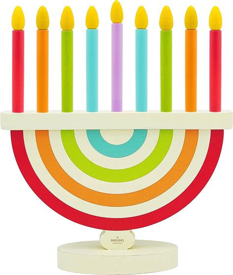 Amazon.com: Hanukkah Children's Wooden Chanukah Menorah with Removable ...