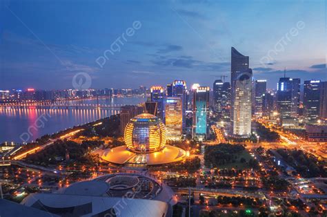 Night In Hangzhou City Background And Picture For Free Download - Pngtree