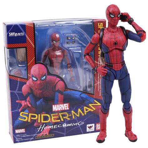 2021 SHFiguarts Spider Man Homecoming The Spiderman PVC Action Figure ...