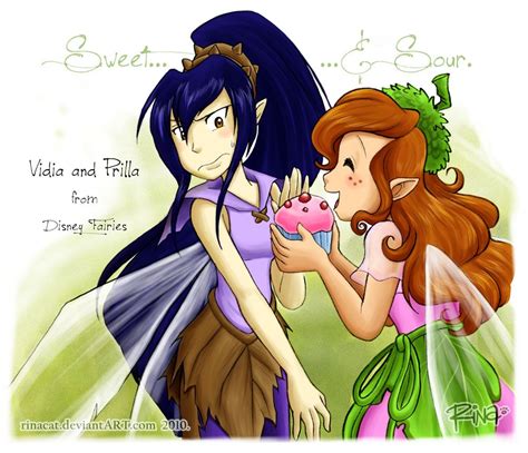 Sweet & Sour: Vidia & Prila Artwork by rinacat | Tinkerbell and friends, Disney fairies, Fairy ...