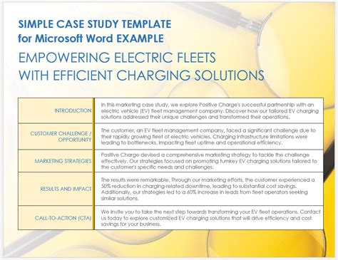 8 Free Microsoft Word Case Study Templates