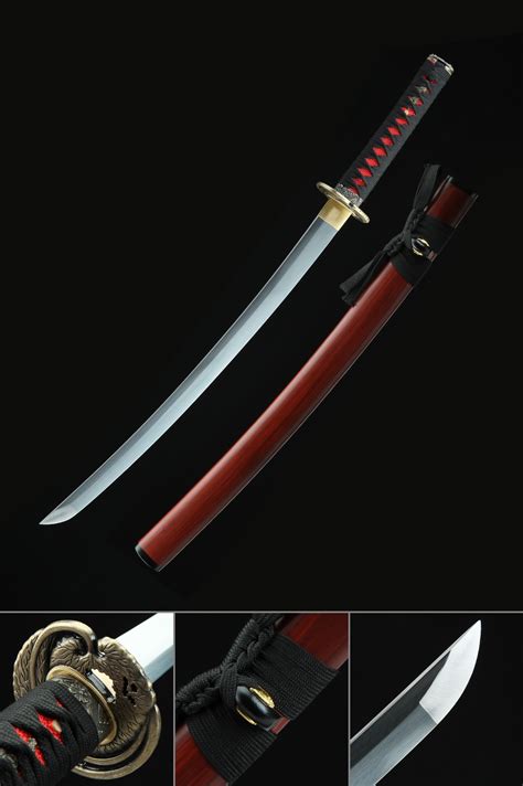 Wakizashi Sword | Handmade Wakizashi Sword High Manganese Steel With ...