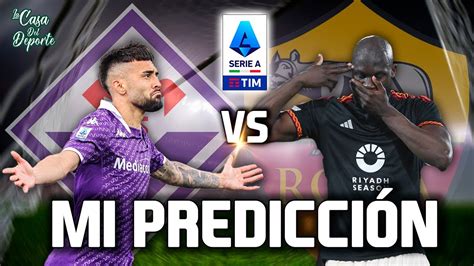 FIORENTINA VS ROMA PRONÓSTICO ⚽️🏆 | SERIE A | APUESTAS DEPORTIVAS | FUTBOL EUROPEO - YouTube