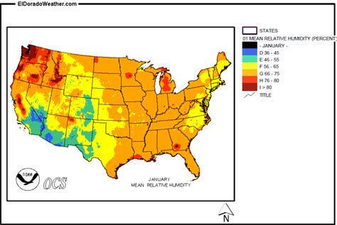 Relative Humidity Map For The United States - Bank2home.com