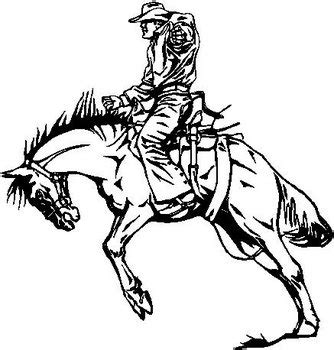 Bucking Horse Drawing at GetDrawings | Free download