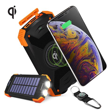 Solar Power Bank w/ Wireless Charger | HyperGear – HYPERGEAR