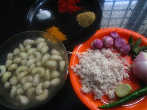 Cashew Nut Curry Recipe / കശുവണ്ടി തേങ്ങാപാൽ കറി