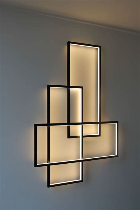 Simple frames with rope light around the inner edges. #lightingdesign ...