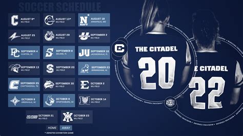 2022 Soccer Schedule Announced - The Citadel Athletics