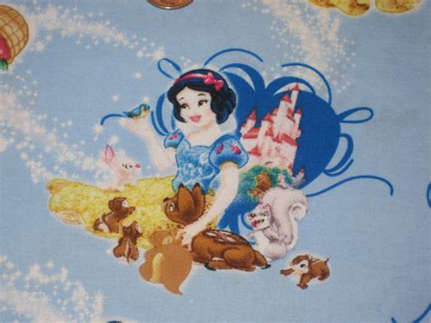 Disney Snow White With Animal Friends on Blue by MyHeartandSew