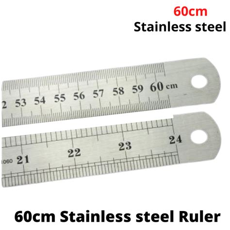 0142 60CM S/STEEL RULER