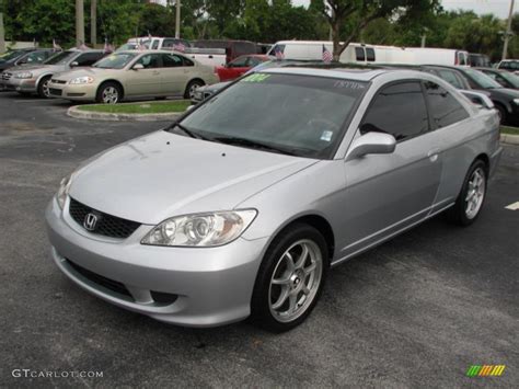 Satin Silver Metallic 2004 Honda Civic EX Coupe Exterior Photo #39774318 | GTCarLot.com