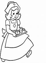 Nurse Coloring Pages Printable sketch template