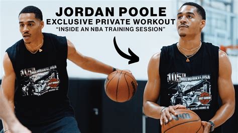 Golden State Warrior Jordan Poole - Full INTENSE Private Workout - YouTube