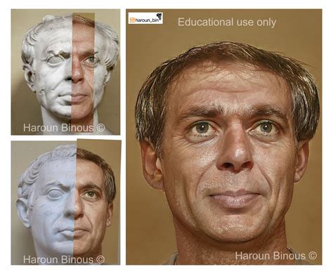 Facial reconstructions of famous Roman consuls of the Late Republic ...