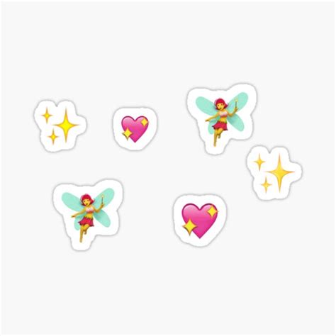 "fairy emoji meme" Sticker for Sale by chloepopcandy | Redbubble