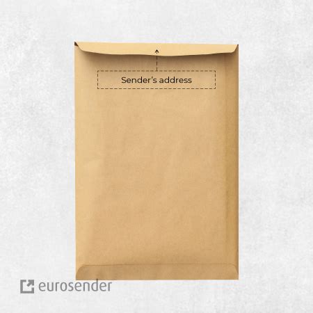 How to Write Address On Envelope - Example - Eurosender Blog